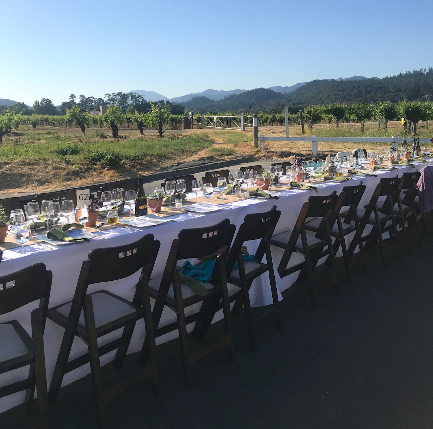 2019 St. Helena Neighborhood Table Dinner Table