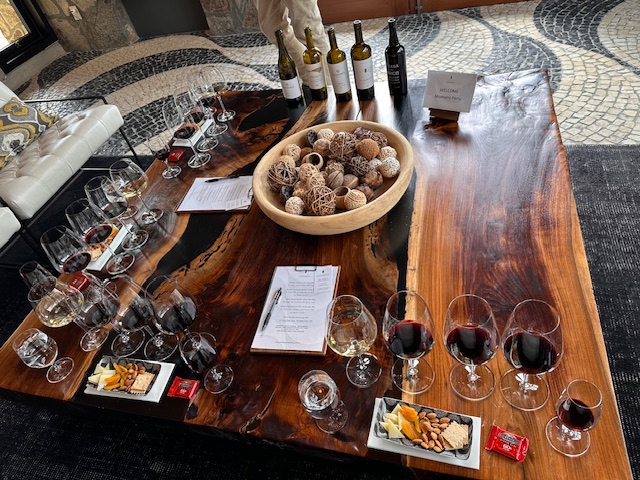 Gandona's tasting table is amazing.