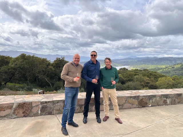Gandona Winery: Rose reception with view.