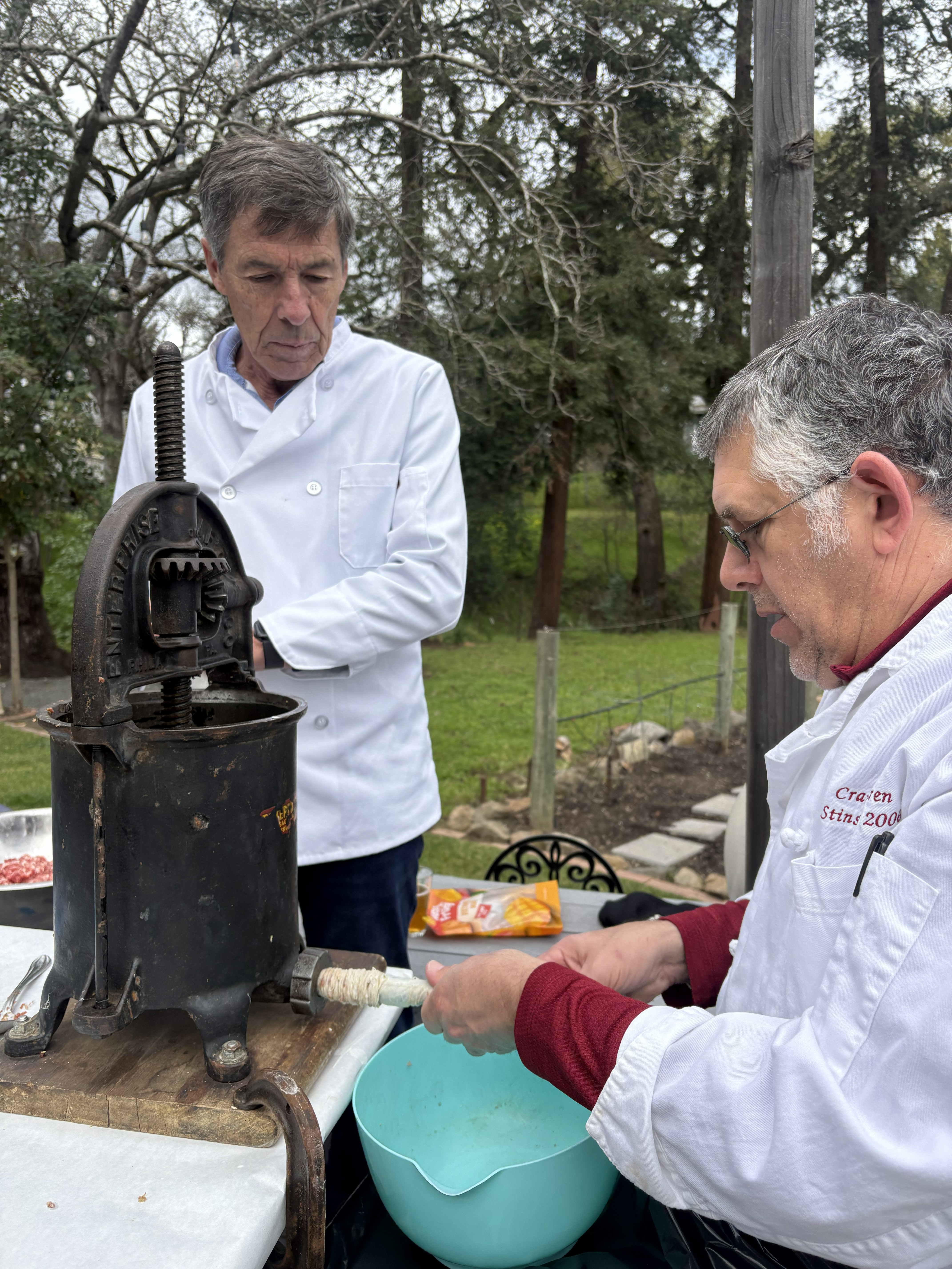 100+ year old sausage press