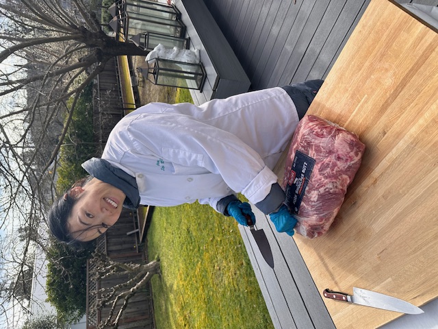 Grace at the first step