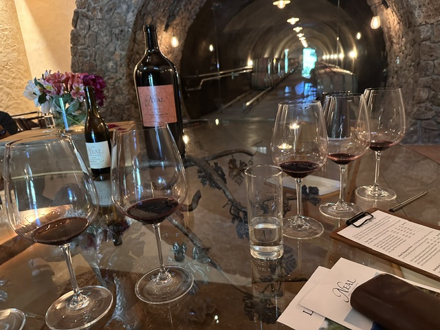 tasting with Mark and Demitria